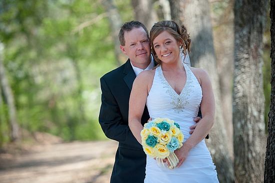 Lindsey and Shane's wedding day